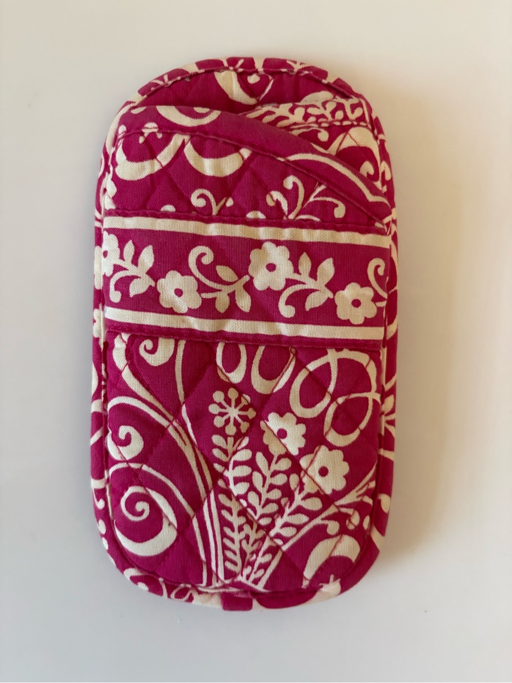 Vera Bradley Twirly Birds Pink Floral Eyeglass Sunglasses Case